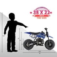 thumbnail image 3 of HOVER HEART DB002 50cc Gas Powered Mini Bike, Off-Road Tires, EPA Approved √¢¬Ä¬ì Green, 3 of 7