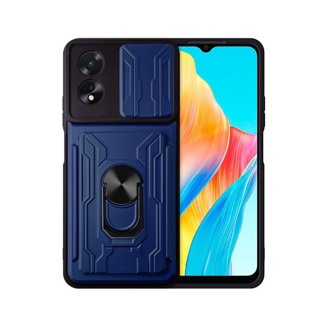 Funda Anillo y Tarjetero Card Slot para Oppo A38