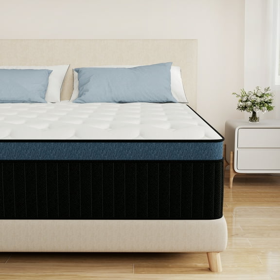 lemontalking King Mattress, Memory Foam Mattress 12 inch Hybrid Mattress in a Box