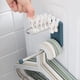 thumbnail image 3 of Colgador de ropa montado en la pared de plástico impermeable para el hogar, abrigo de baño, soporte de secado de ropa, gancho sin perforaciones Almacenamiento y organización del hogar Blanco Wosthever HA064838-01B, 3 of 6