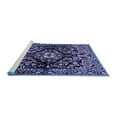 thumbnail image 2 of Ahgly Company Machine Washable Indoor Round Persian Blue Traditional Area Rugs, 3' Round, 2 of 4