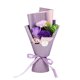 thumbnail image 2 of Flores artificiales, flores falsas, flores artificiales, juego de regalo para mujer, ramo de imitación, clavel, rosa, ramo de flores de jabón, caja de regalo, regalo de San Valentín, regalo de activid, 2 of 9
