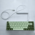thumbnail image 4 of Mechanical Keyboard Data Cable Type-C to USB Coiled Charging Cable (White), 4 of 6