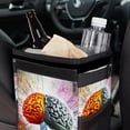 thumbnail image 6 of Mathematical Engineering Foldable Car Garbage Can with Lid, Leak-proof Hanging Storage Bag - Mini Trash Can for Car, 6 of 6