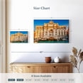 thumbnail image 4 of Elephant Stock Trevi Fountain Wall Art - Horizontal Canvas Wall Art - Living Room Wall Decor - Places Canvas - Blue And Yellow Decor - 12" x 8", 4 of 8