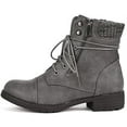 thumbnail image 3 of DREAM PAIRS Women's Lace Up Combat Boots Ankle Booties, 3 of 5