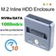 thumbnail image 4 of Estación de acoplamiento SSD Base de disco duro móvil M Key M.2 NVME/SATA Conveniente y útil, 4 of 9