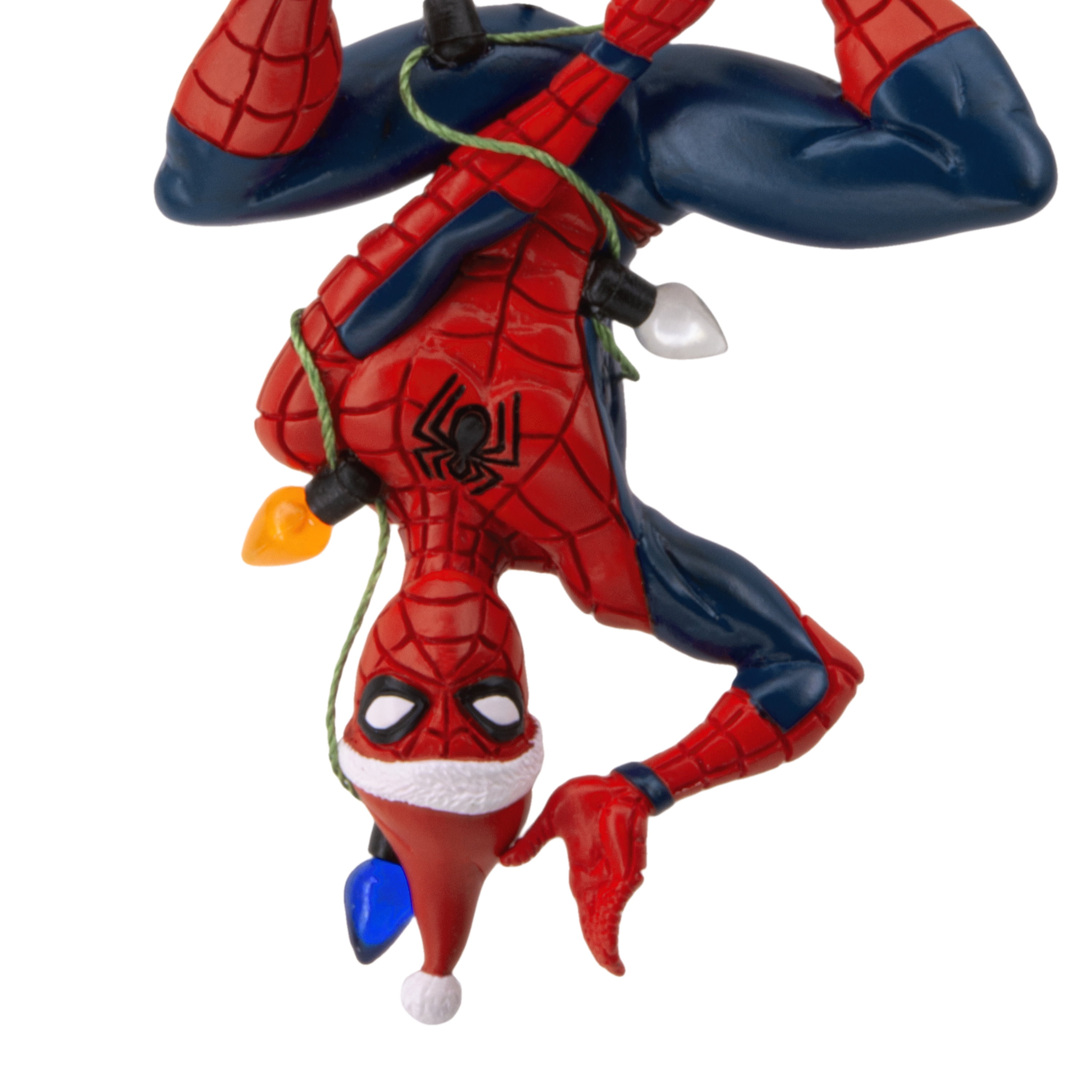 Hallmark Christmas Ornament (Marvel Spider-Man Hang from Lights), 1 Couny