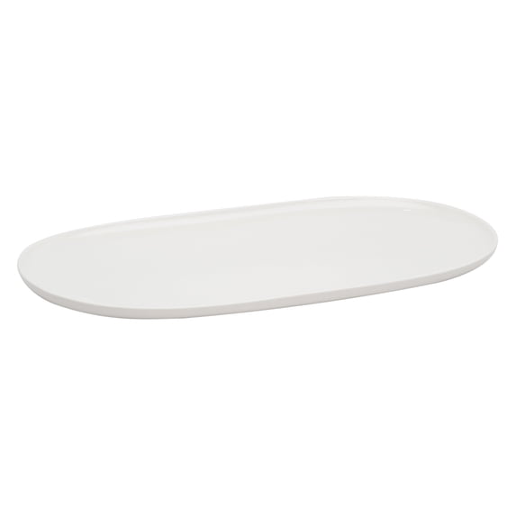 Red Vanilla Every Time White Oval Platter