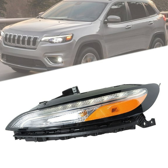 For 2014-2018 Jeep Cherokee LED DRL Headlight Headlamp Signal Lamp Driver Side
