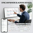 thumbnail image 6 of Jazeyeah 15.6" Smart 2026 Digital Family Calendar Wall Planner,Voice Message Feature ,Touchscreen Interactive Display for Family Schedules, Achievement Rewards, Meal Planning,Digital Picture Frame, 6 of 11