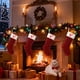thumbnail image 5 of 7.5-Foot Colorful Striped Christmas Tree Garland with Wool-Like Texture for Indoor Holiday Decor, 5 of 6