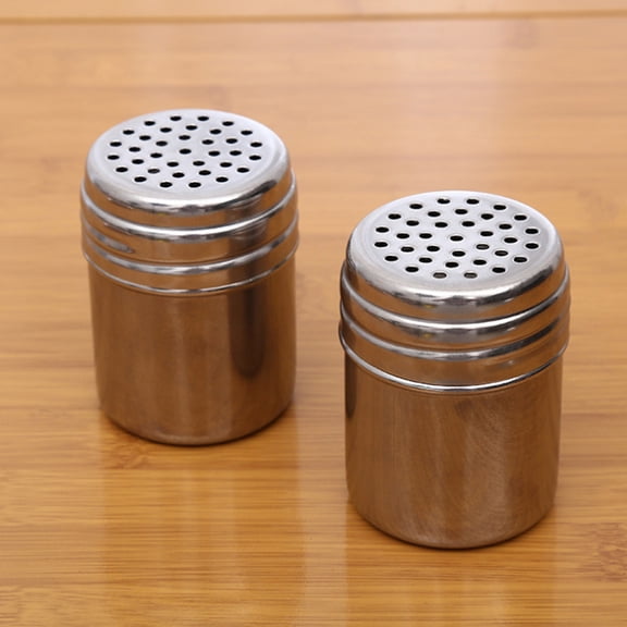 MERRYHAPY 12-Piece Stainless Steel Kitchen Spice Jars Set for Cooking and Seasoning with Airtight Lids