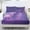 Galaxy Print, variant on Bulopur Wolf Print Twin Size 3 Piece Sheet Set, Stay in Place Fade Stain Resistant Cooling Bed Sheets with All Around Elastic Cozy Bedsheet & Pillowcases