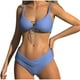 thumbnail image 2 of Traje de baño para mujer, moda, cómodo, bikini, traje de baño liso para mujer, bikinis, trajes de baño para mujer, conjuntos de bikini para mujer, trajes de baño bikini para mujer, 2 of 4