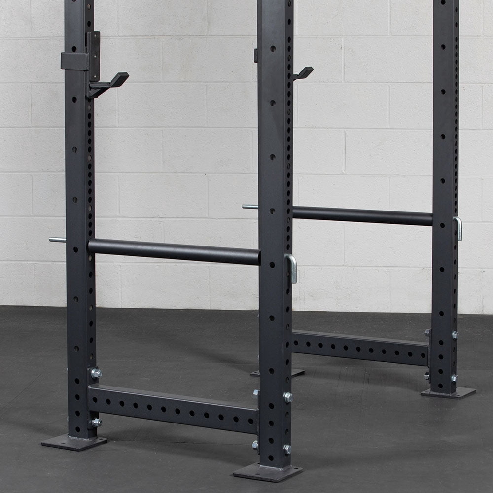 Titan Fitness Pin And Pipe Safety Set - 24" Depth For T-3 & X-3 Series Bolt-Down Power Racks, Heavy-Duty Steel Barbell Safety Catch System, Powerlifting & Strength Training Rack Attachment