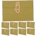 thumbnail image 3 of FOMIYES Booklet Envelopes Green for Document Storage 10Pcs 6.7X4.5X0.1In, 3 of 7