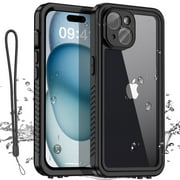 AICase Compatible With iPhone 15 6.1 inch Waterproof Case Rugged 360 Undrwater Protective Cover