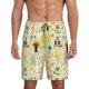thumbnail image 1 of Balery Animal Tree Pantalones cortos de pijama de punto de algodón para hombre con cinturilla y bolsillos-Medium, 1 of 6