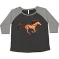 thumbnail image 3 of Inktastic Galloping Brown Horse-stylized illustration Women's Plus Size T-Shirt, 3 of 5