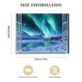 thumbnail image 3 of Acheng Northern Lights Wall Art Aurora Borealis Pictures Wall Decor Snow Mountain Landscape Paintings Blue Night Sky Scenery Canvas Window Frames Nature Artwork Modern Home Decor, 3 of 6