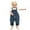 01_Blue, variant on Kids Overalls with Large Pockets Denim Toddler Pants for Girls and Boys Comfortable Playwear Durable Overall Jeans 6 Months-9 Years 02_Blue,18-24 Month