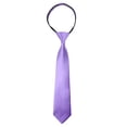 thumbnail image 2 of Spring Notion Boys' Satin Zipper Necktie Wisteria Large, 2 of 4