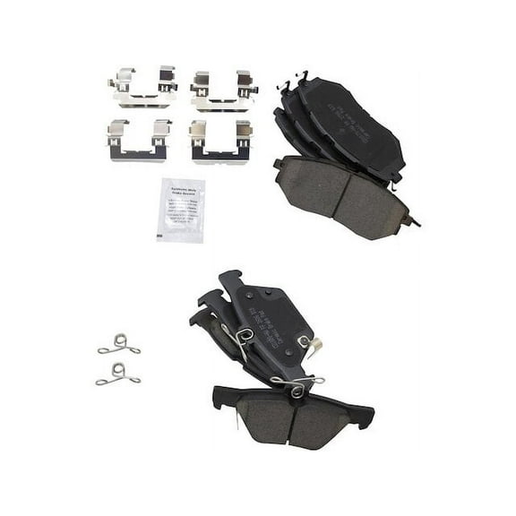 Brake Pad Set - Compatible with 2015 - 2019 Subaru Outback 2016 2017 2018
