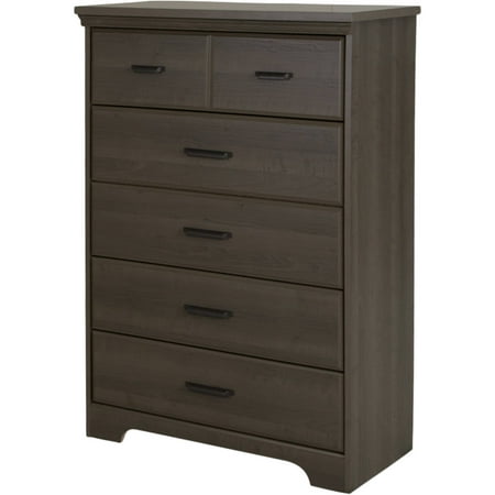 South Shore Versa 5-Drawer Chest, Gray (5 Best Chest Workouts)
