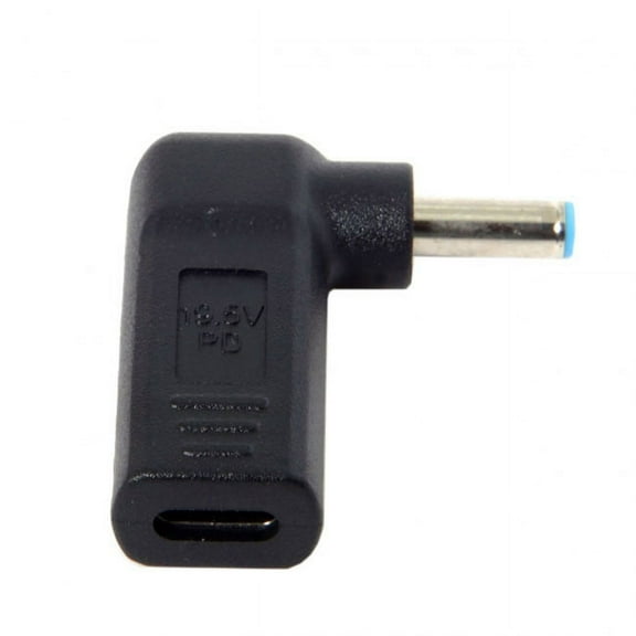 FVH USB 3.1 Type C USB-C to DC 4.5*3.0mm HP Adapter PD Emulator Trigger 90 Degree Angled