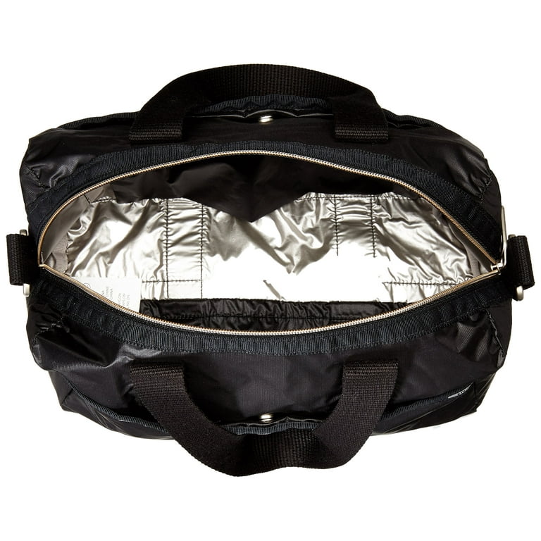Lesportsac Essential Small Uptown Satchel (True Black C) - Walmart.com