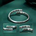 thumbnail image 4 of Brazalete Poevic Flor de Loto Ajustable en Plata, 4 of 7
