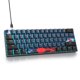 thumbnail image 1 of Ussixchare Teclado Mecánico 60% con Interruptores Rojos y Retroiluminación LED, 1 of 8