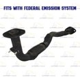 thumbnail image 3 of Direct-Fit Exhaust Front Pipe fits: 1993-1995 Geo Prizm, Toyota Corolla 1.6L, 3 of 7