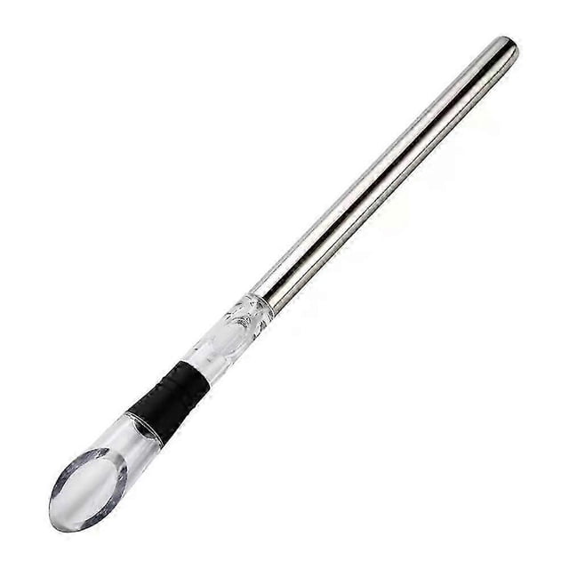 Enfriador de vino, varilla enfriadora de botellas de vino 3 en 1 de acero inoxidable, varilla enfriadora de vino con aireador y vertedor.