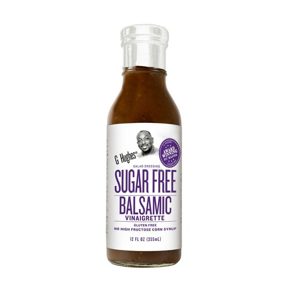 G Hughes Gluten-Free, Sugar-Free Balsamic Vinaigrette Salad Dressings, 12 fl oz Pack Of 6