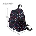 thumbnail image 3 of FORMRS Kids School Backpack with Front Zippered Pocket 12" Student Travel Daypack, Red Starry Pattern, 3 of 6