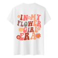 thumbnail image 4 of ibiyuan Girls T Shirts Casual Short Sleeve Girls Graphic Tees Size 10-12 Crew Neck Heart Bow Girl Tops 5t Tee Trendy Birthday Girl Summer Clothes,12-13 Years, 4 of 4