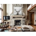 thumbnail image 3 of Deer Canvas Wall Art Rustic Elk with Big Antlers Grey and White Hunting Animal Artwork Painting for Living Room Home Decorations, 3 of 7