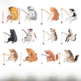 thumbnail image 1 of Adornos de pesca de gatitos, paisaje de pecera, maullido de pesca, buen clima, ocio, gato, pesca, decoraciones colgantes de gato, 1 of 2