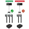 thumbnail image 4 of Fasgear PCI-e 5.0 Extension Cable,16Pin(12+4) Male to PCI-E 5.0 3x8Pin Female Sleeved Extension Cable with 4 Cable Combs, 30cm 12VHPWR Cable Compatible for GPU 3090Ti & RTX 4000 Series (16AWG/White), 4 of 8