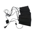 thumbnail image 2 of Almohadillas de calefacción eléctrica Almohadilla de calefacción de tela Ropa térmica de bricolaje Ropa 1 Hugo Ropa Calentador Pad, 2 of 8