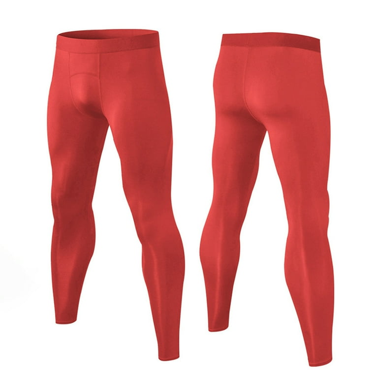Wyobmus Men's Compression Pants Running Tights Workout Leggings
