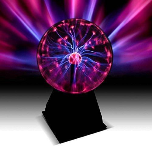 Katzco Plasma Ball - 7 Inch - Nebula, Thunder Lightning, Plug-in - for Parties, Decorations, Prop, Home