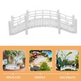 thumbnail image 3 of VERDANVERSE Simulation Bridge Miniature Arch Bridge Waterproof for Garden Setting 1Set, 3 of 8