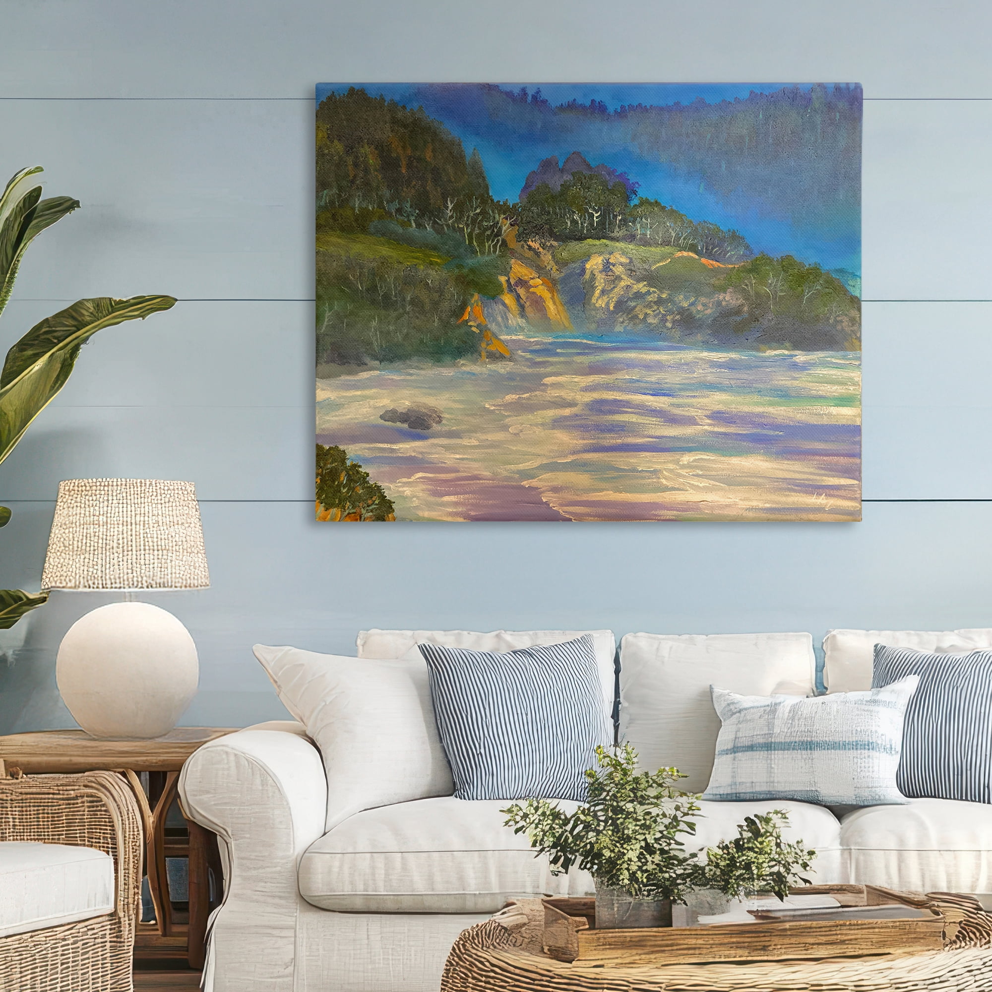 Stupell Industries Natural Wilderness Coastline Canvas Wall Art, design by Lee Ann Zirbes