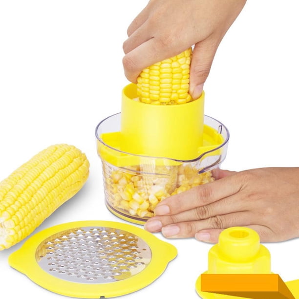 Removedor de Mazorcas de Maíz, Herramienta profesion de material acero Inoxidable pa Granos de Maíz, en apiencia de Mazorca de Maíz, Herramient Estilo1 perfecl Peeler de maíz