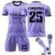 thumbnail image 1 of New Season 2022-2023 Real Madrid Soccer Jersey Soccer Uniforms CAMAVINGA 25 Kids 18(100-110CM), 1 of 4