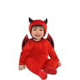 thumbnail image 2 of amscan Baby Cute as a Devil Costume - 6-12 Months, Red, 2 of 10