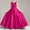 Hot Pink, variant on Girls Sleeveless Sequin Bodice Satin Long Formal Pageant Dress Red A 11-12 Years